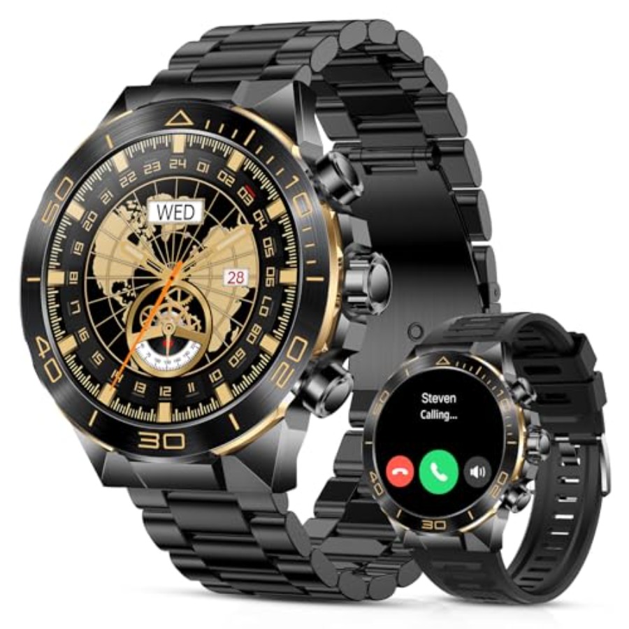 Smartwatch Iphone Watch For Men - 남성용 스마트워치, 안드로이드/아이폰 통화 가능, 1.43인치