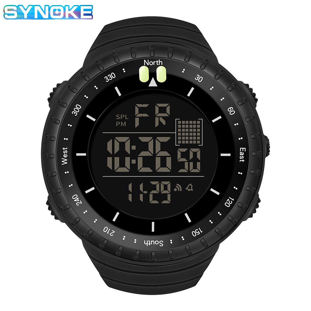 Tide Watch Surf - SYNOKE 남자를위한 야외 군사 디지털 시계