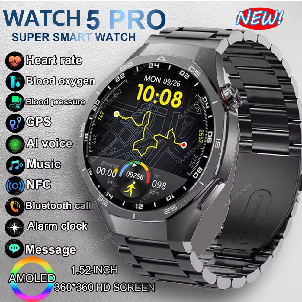 Smartwatch New Watches For Women - 뉴 워치 5 프로 스마트워치 1.53인치