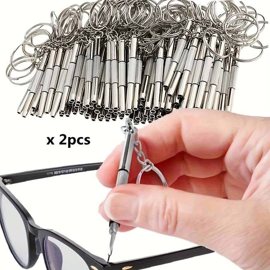 Watch Tool Repair Kit - 강철 안경 드라이버 2개, 안경 드라이버,