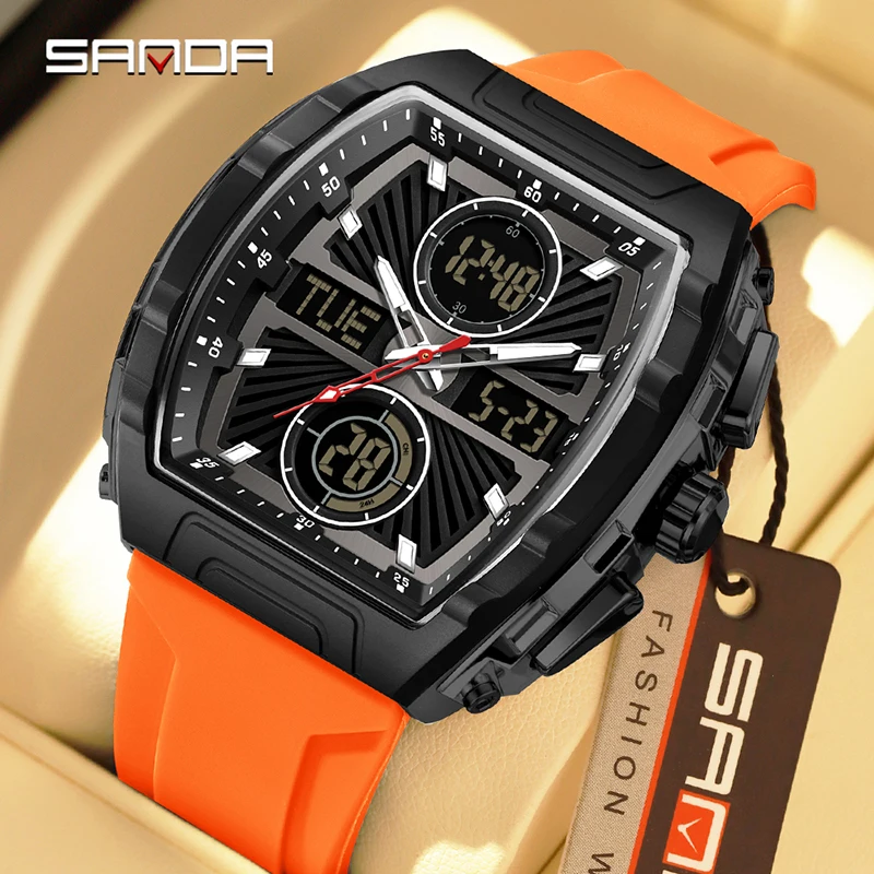 Smartwatch Trending Watches For Men - SANDA 새로운 패션 트렌드 남성용 시계