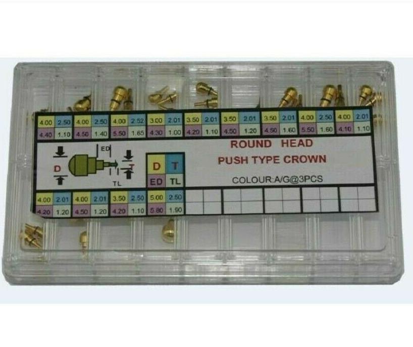 Watch Crown Pusher - 라운드 헤드 푸시 타입 시계 크라운