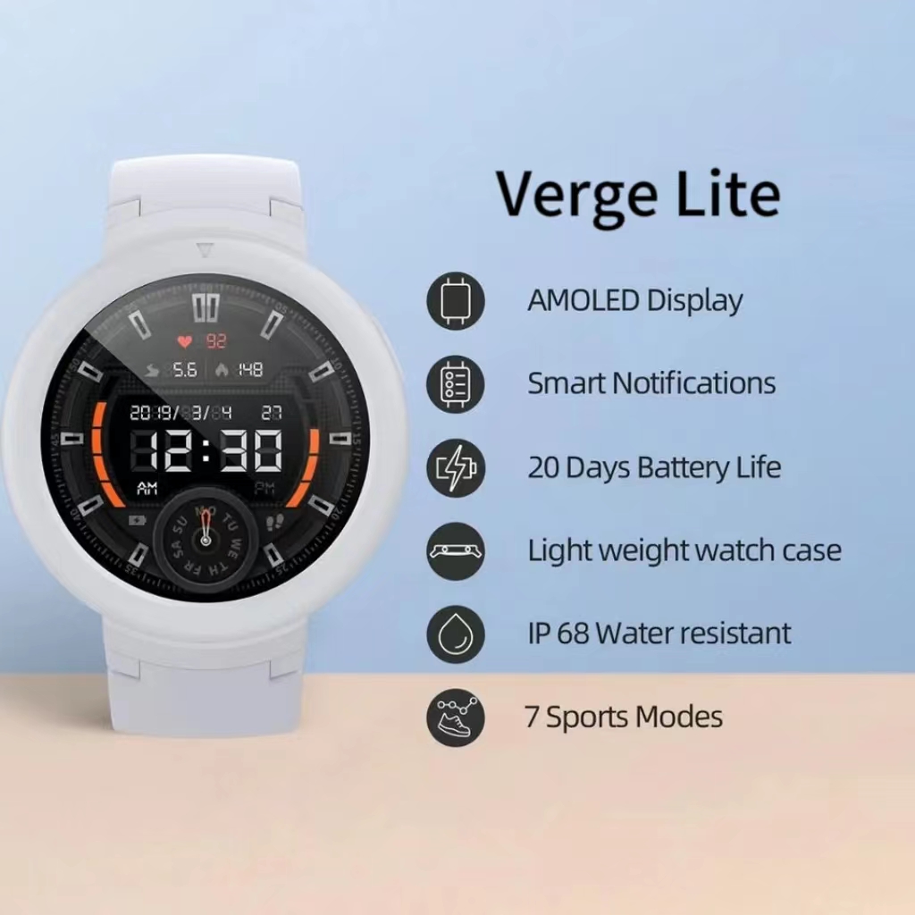 Smartwatch Refurbished Watches - Amazfit Verge Lite 스마트 워치 글로벌
