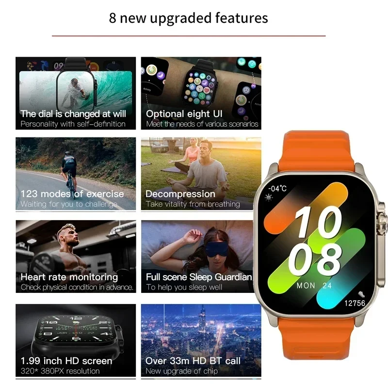 신형 시계 T10 울트라 스마트워치 49mm 2026  - Smartwatch New Watches For Women 리뷰 및 가격