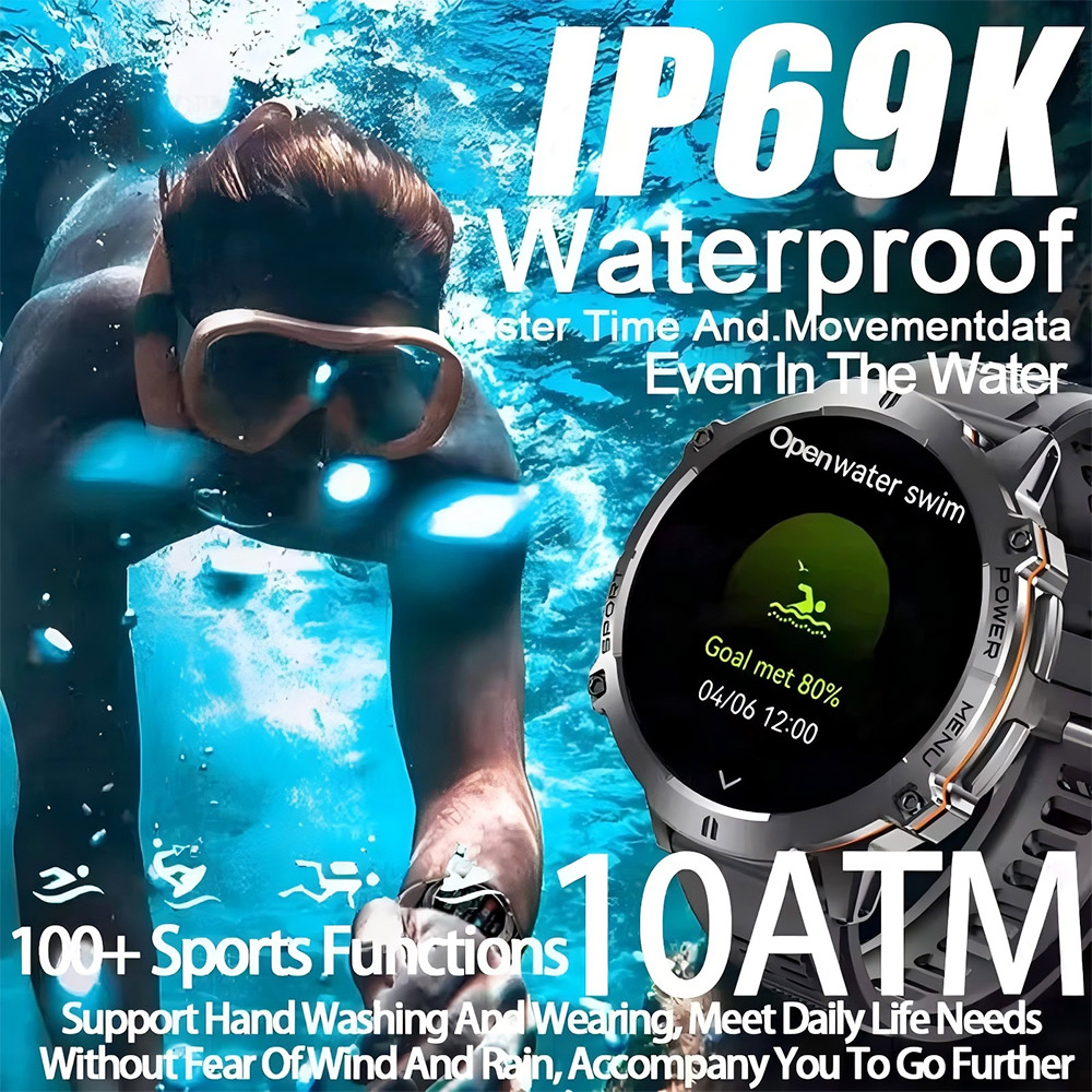 2026년 새롭게 업그레이드된 GPS 군용 스포츠 스마 - Smartwatch Military Watches For Men 리뷰 및 가격