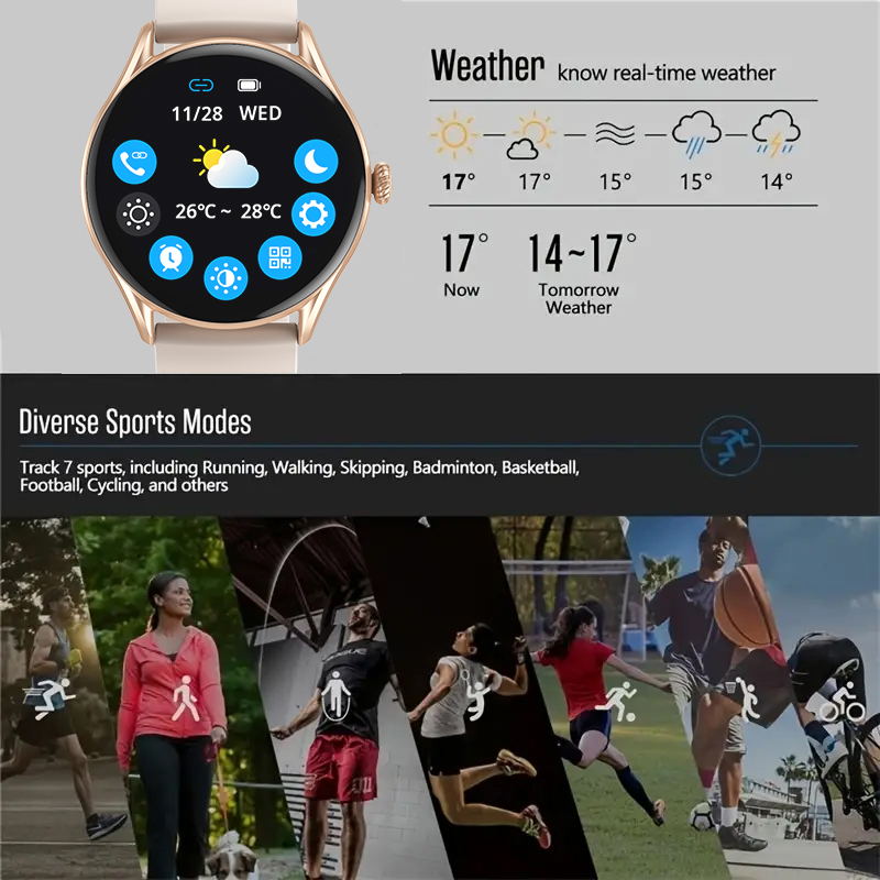Aiweile AW19 남녀공용 스마트 워치, 안드로이 - Smartwatch Iphone Watch For Men 리뷰 및 가격