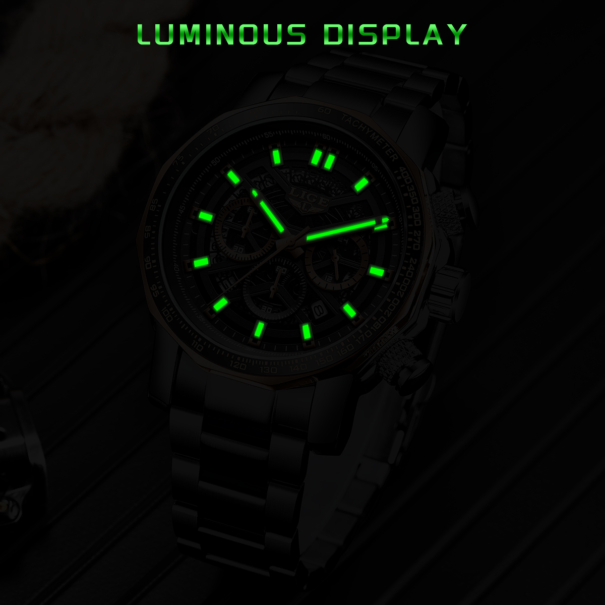 남성용 LIGE 스포츠 시계 패션 밀리터리 방수 크로노 - Smartwatch Branded Watches For Men 리뷰 및 가격