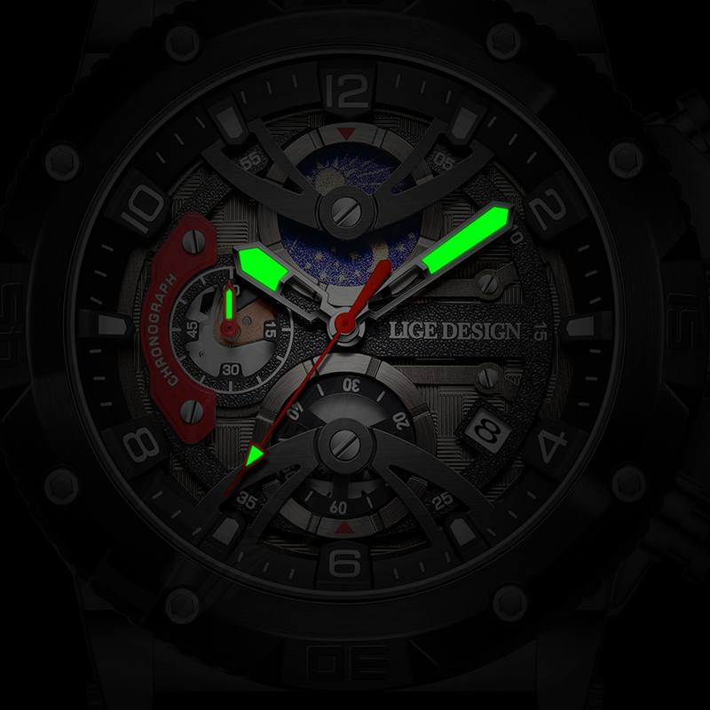 LIGE 최고급 브랜드 남성용 시계 캐주얼 스포츠 실리 - Smartwatch Branded Watches For Men 리뷰 및 가격