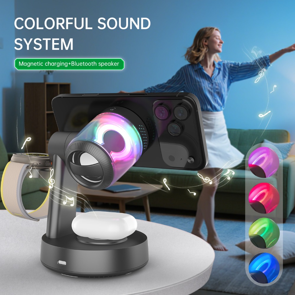 Qi2 25W RGB 라이트 마그네틱 무선 충전기 아이 - Smartwatch Watches For Iphone 리뷰 및 가격