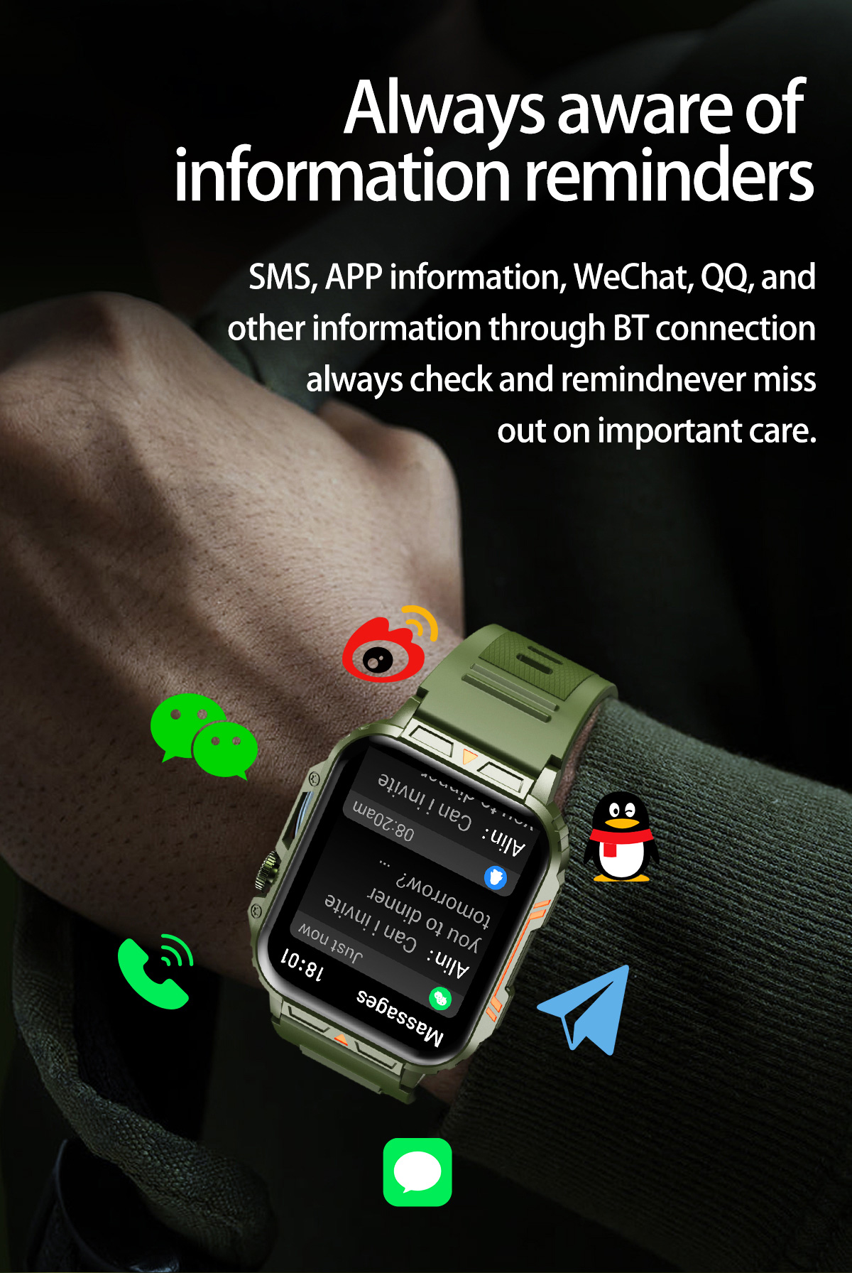 남성용 블루투스 통화 아몰레드 스마트워치, 야외 군사  - Smartwatch Military Watches For Men 리뷰 및 가격