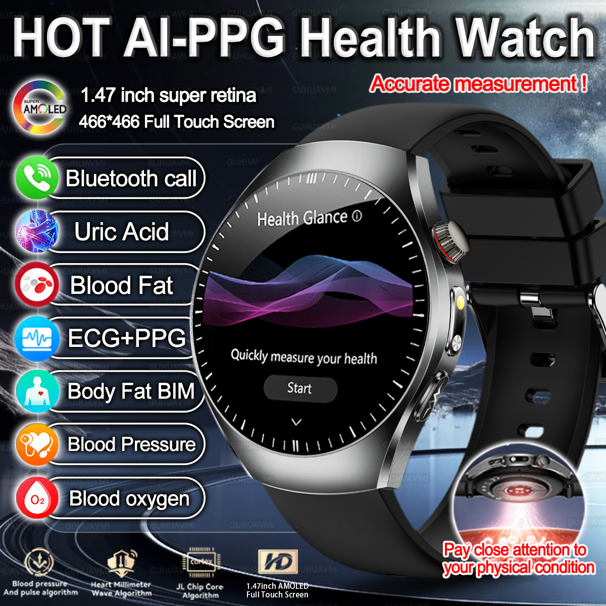 신제품 2026 업그레이드 건강 검사 스마트워치 ECG - Smartwatch Watches For Women Brands 리뷰 및 가격