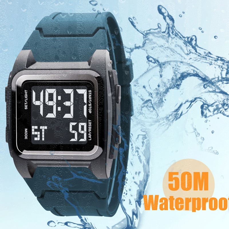 YIKAZE 남자 디지털 시계 50M 방수 남자 스포츠 - Tide Watch Surf 리뷰 및 가격