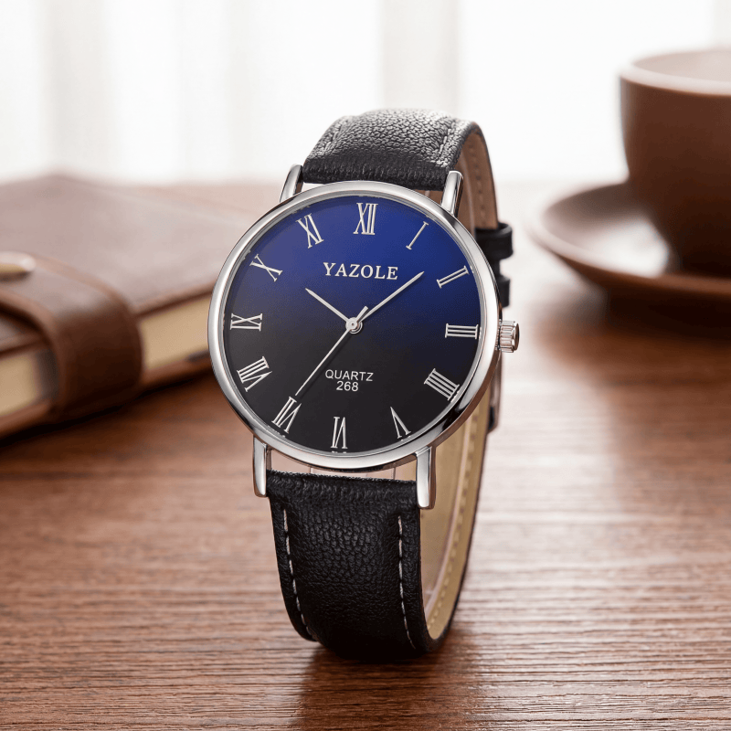 YAZOLE 남성용 미니멀리스트 쿼츠 시계 울트라 씬  - Smartwatch Branded Watches For Men 리뷰 및 가격