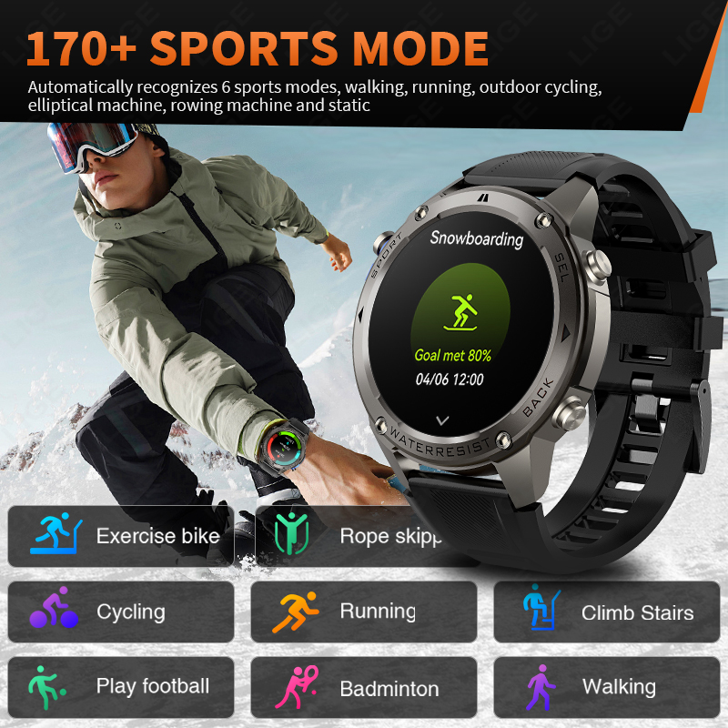 2026 새로운 울트라 군용 등급 GPS 스마트 시계  - Smartwatch Military Watches For Men 리뷰 및 가격