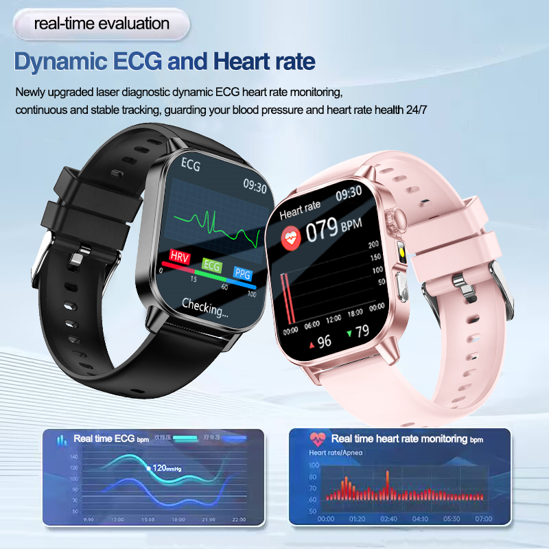 새로운 건강 관리 AI 의사 진단 스마트워치 ECG 혈 - Smartwatch Military Watches For Men 리뷰 및 가격