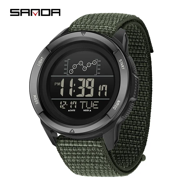 SANDA 2198 남성용 LED 디지털 스포츠 시계, - Tide Watch Surf 리뷰 및 가격