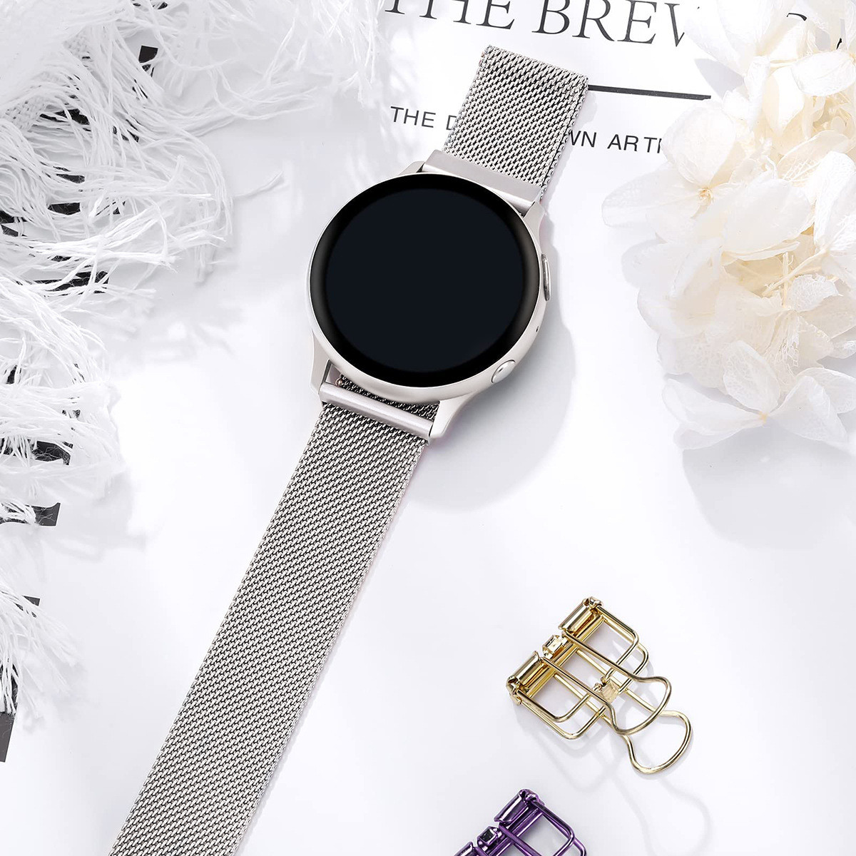 여성용 패션 워치 밴드, 삼성 갤럭시 워치 4, 6,  - Smartwatch Samsung Watches For Women 리뷰 및 가격