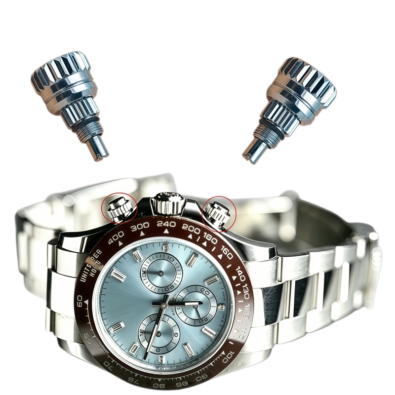 5.5mm 스테인레스 스틸 스크류 다운 시계 크라운 푸 - Watch Crown Pusher 리뷰 및 가격