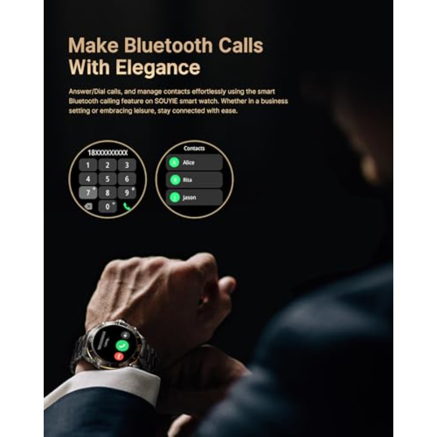 남성용 스마트워치, 안드로이드/아이폰 통화 가능, 1. - Smartwatch Iphone Watch For Men 리뷰 및 가격