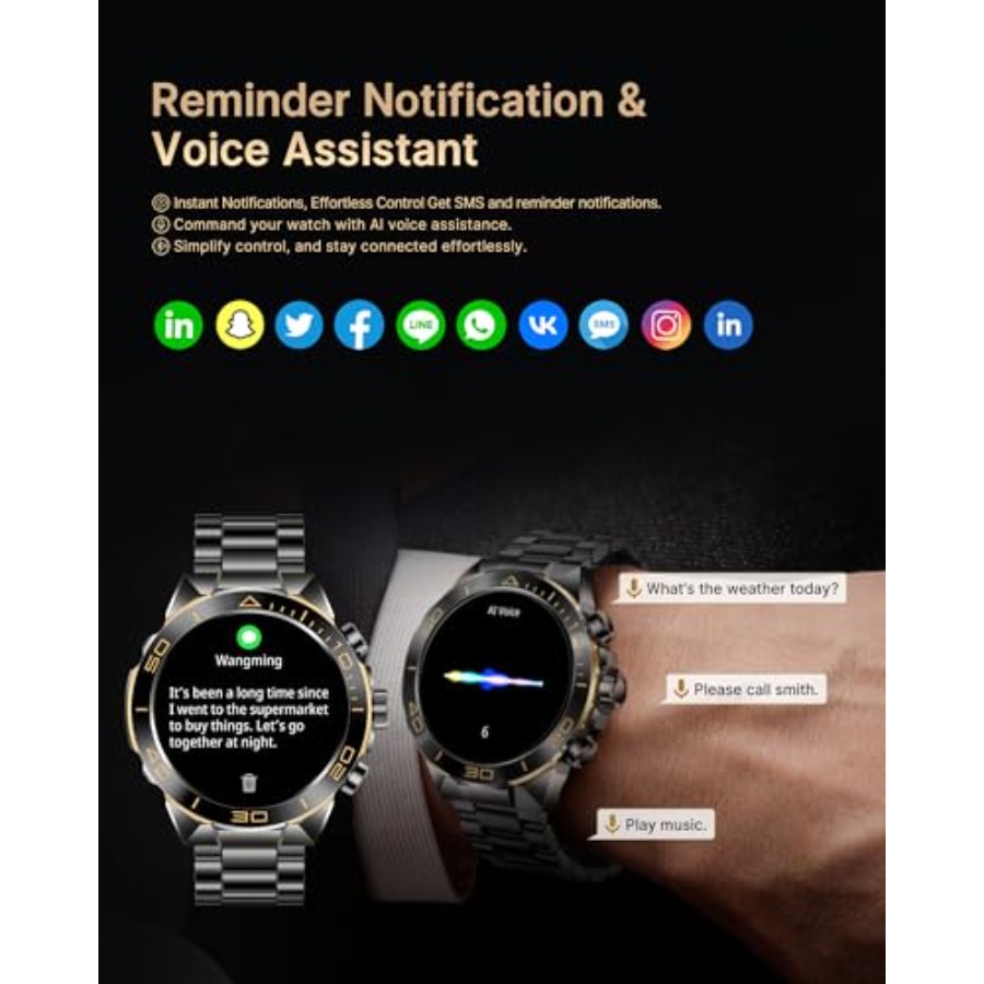 남성용 스마트워치, 안드로이드/아이폰 통화 가능, 1. - Smartwatch Iphone Watch For Men 리뷰 및 가격