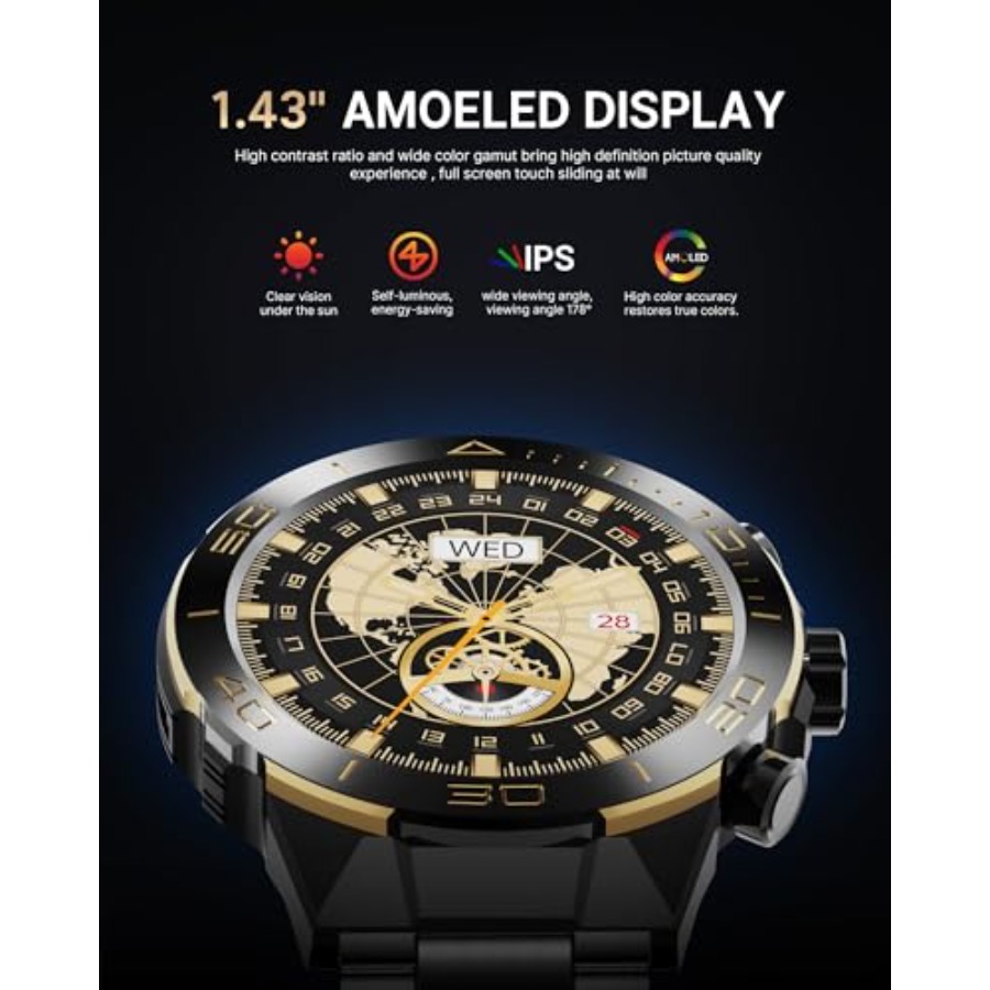 남성용 스마트워치, 안드로이드/아이폰 통화 가능, 1. - Smartwatch Iphone Watch For Men 리뷰 및 가격