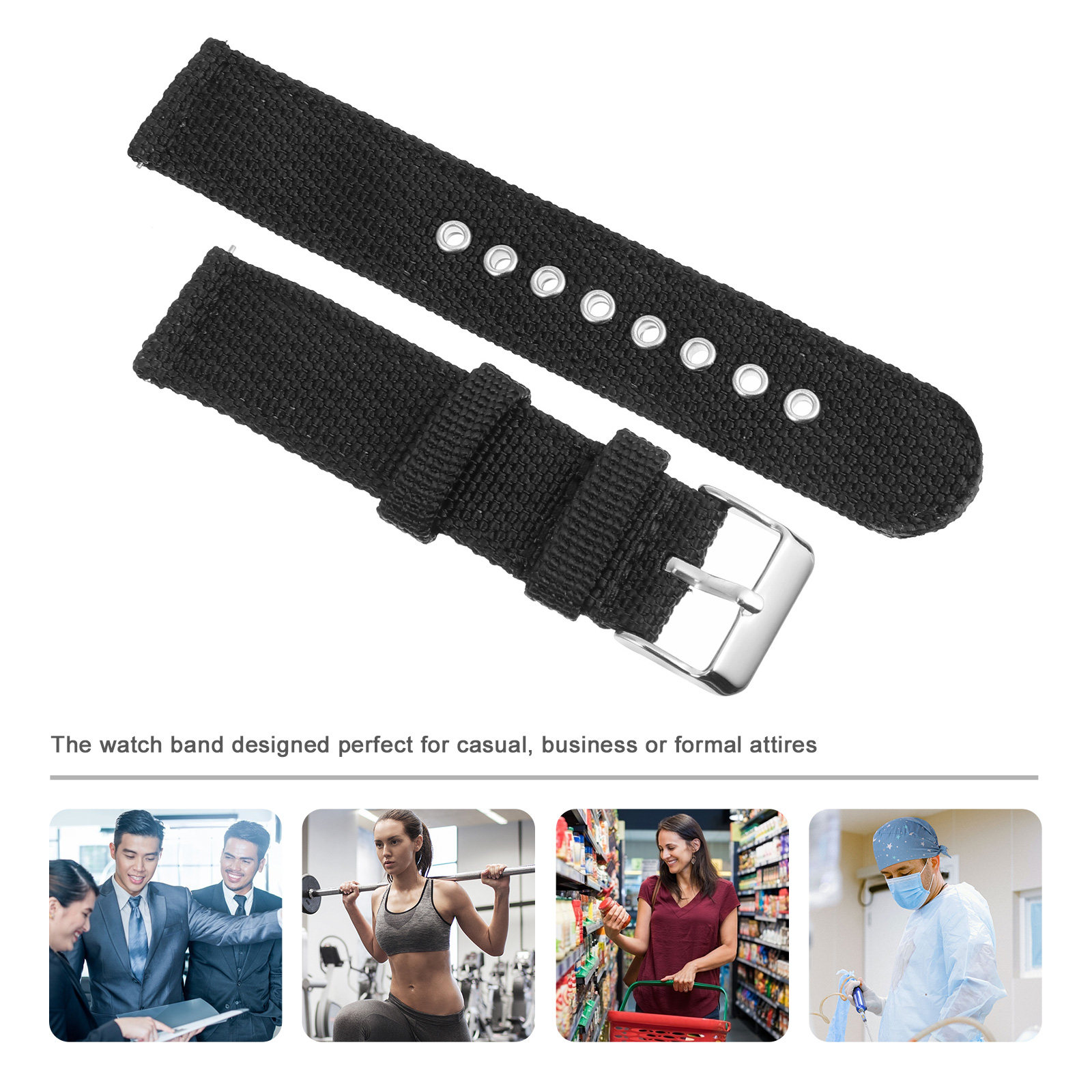 프리미엄 나일론 스마트워치 밴드, 퀵 릴리즈 스트랩,  - Smartwatch Premium Watches For Women 리뷰 및 가격