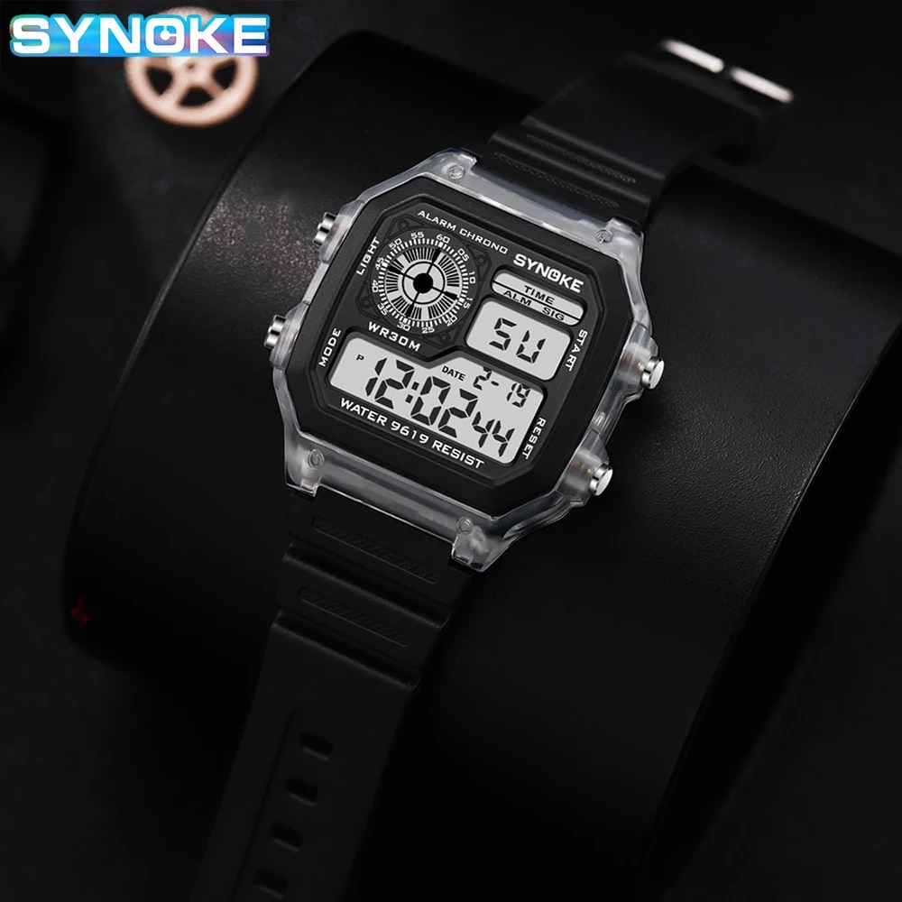 SYNOKE 디지털 시계 남성 스포츠 빛나는 다기능 방 - Tide Watch Surf 리뷰 및 가격