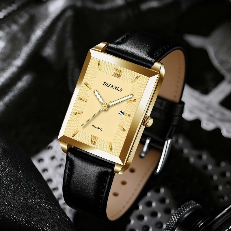 패션 남성 시계 목걸이 세트, 최고급 브랜드 명품 사각 - Smartwatch Branded Watches For Men 리뷰 및 가격