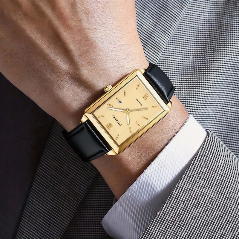 패션 남성 시계 목걸이 세트, 최고급 브랜드 명품 사각 - Smartwatch Branded Watches For Men 리뷰 및 가격