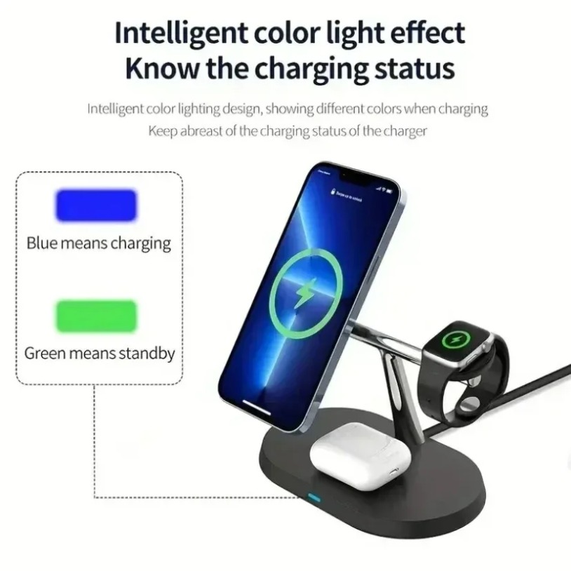3 in 1 오판스텐 마그네틱 무선 충전 스탠드 (아이 - Smartwatch Apple Watch 리뷰 및 가격