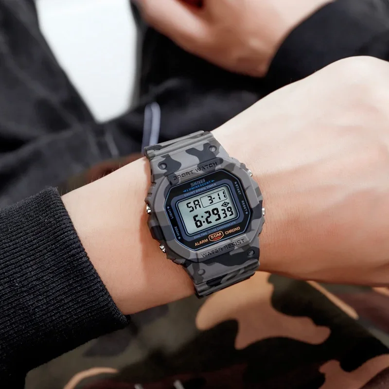 SKMEI 1628 럭셔리 디지털 남자 시계 스포츠 방 - Tide Watch Surf 리뷰 및 가격