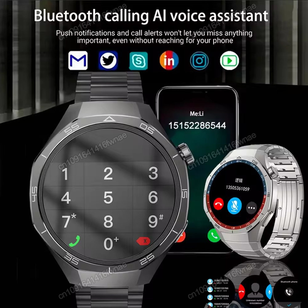 뉴 워치 5 프로 스마트워치 1.53인치 AMOLED  - Smartwatch New Watches For Women 리뷰 및 가격