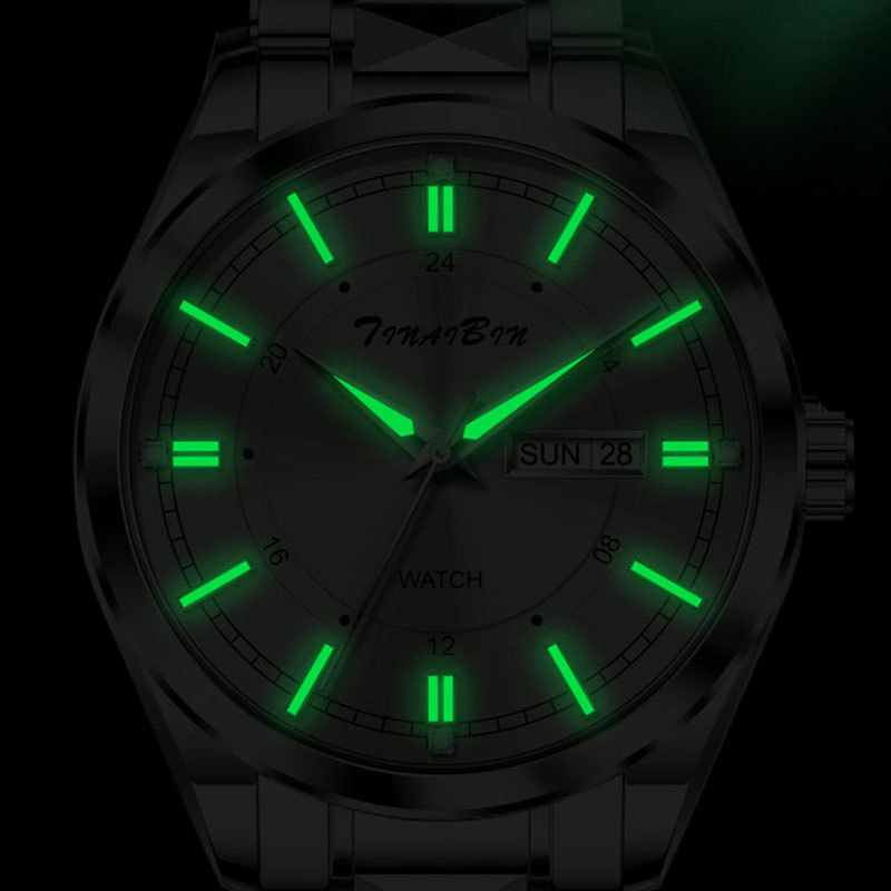 남자 시계 패션 트렌드 야간 조명 방수 달력 스테인레스 - Smartwatch Trending Watches For Men 리뷰 및 가격
