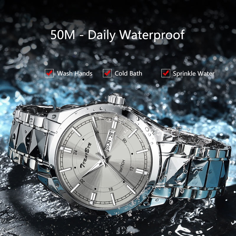 남자 시계 패션 트렌드 야간 조명 방수 달력 스테인레스 - Smartwatch Trending Watches For Men 리뷰 및 가격