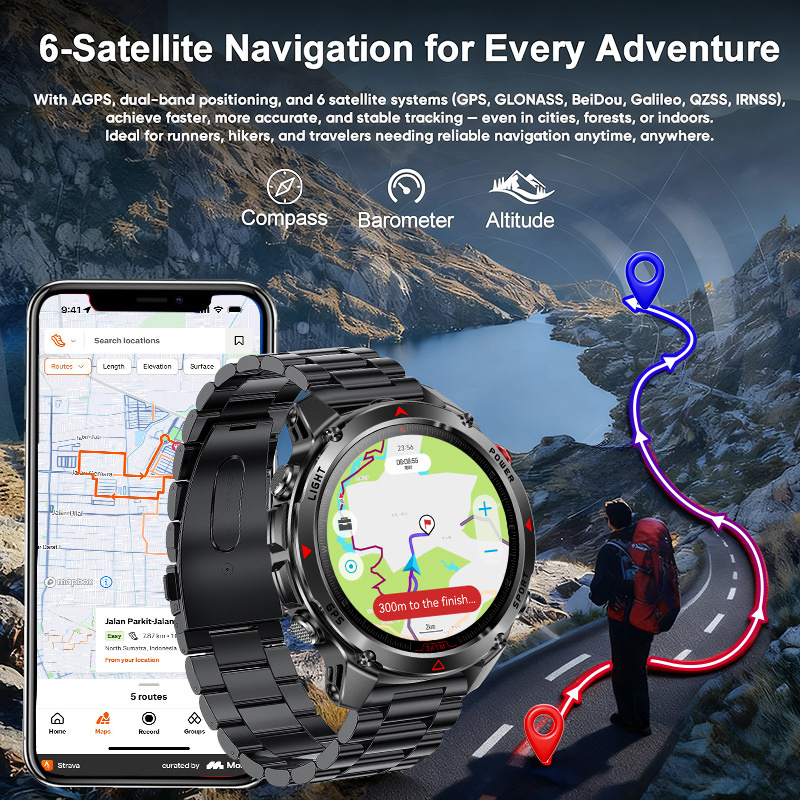 T-Rex 3 프로 밀리터리 등급 AGPS 스마트 워치 - Smartwatch Military Watches For Men 리뷰 및 가격