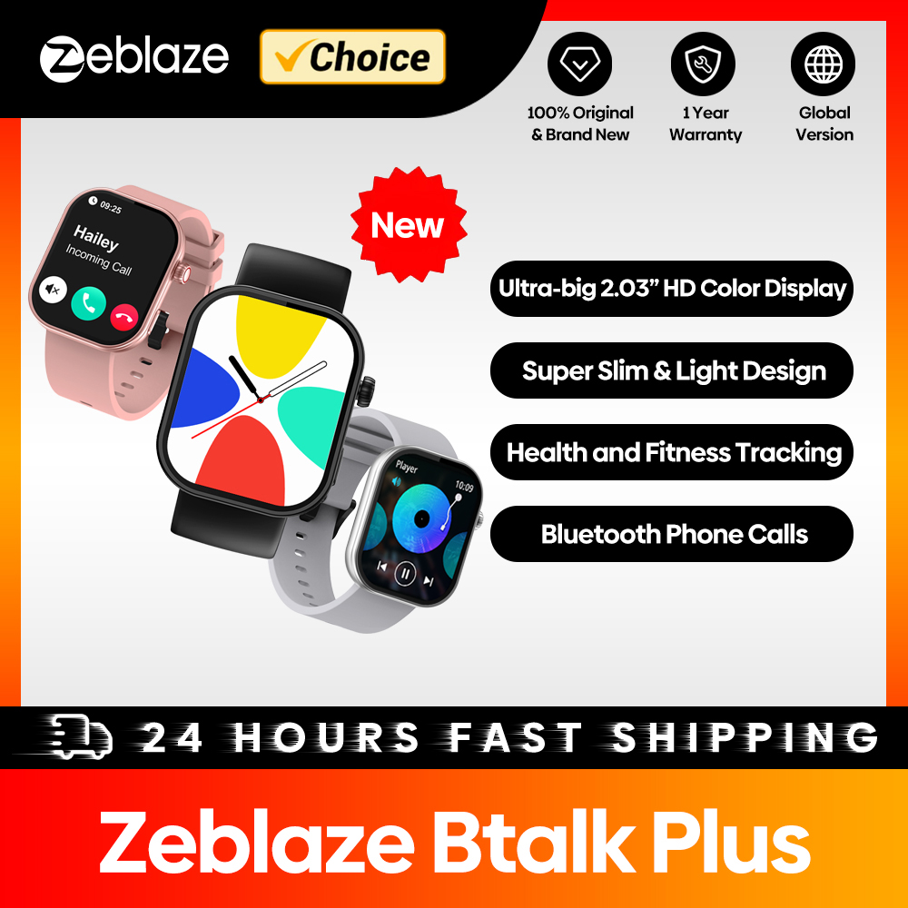 새로운 Zeblaze Btalk Plus 음성 통화 S - Smartwatch New Watches For Women 리뷰 및 가격
