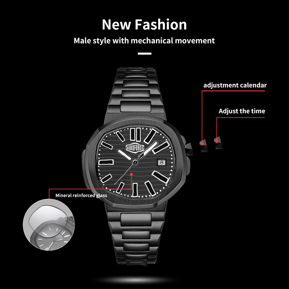 HEROFORCE 새로운 사파이어 방수 남성용 시계 오 - Smartwatch Branded Watches For Men 리뷰 및 가격