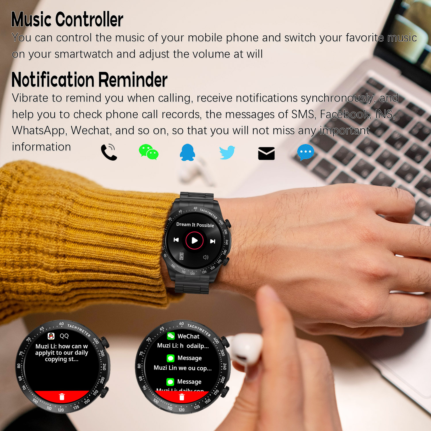 ROLLSTIMI 프리미엄 올매치 남성 여성 스마트 워 - Smartwatch Premium Watches For Women 리뷰 및 가격