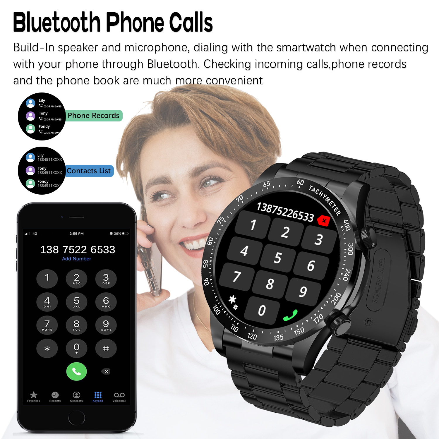 ROLLSTIMI 프리미엄 올매치 남성 여성 스마트 워 - Smartwatch Premium Watches For Women 리뷰 및 가격