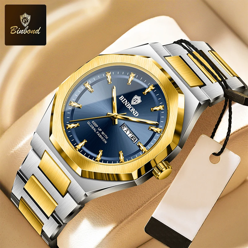 빈본드 패션 트렌드 남성용 쿼츠 시계 스테인리스 스틸  - Smartwatch Trending Watches For Men 리뷰 및 가격