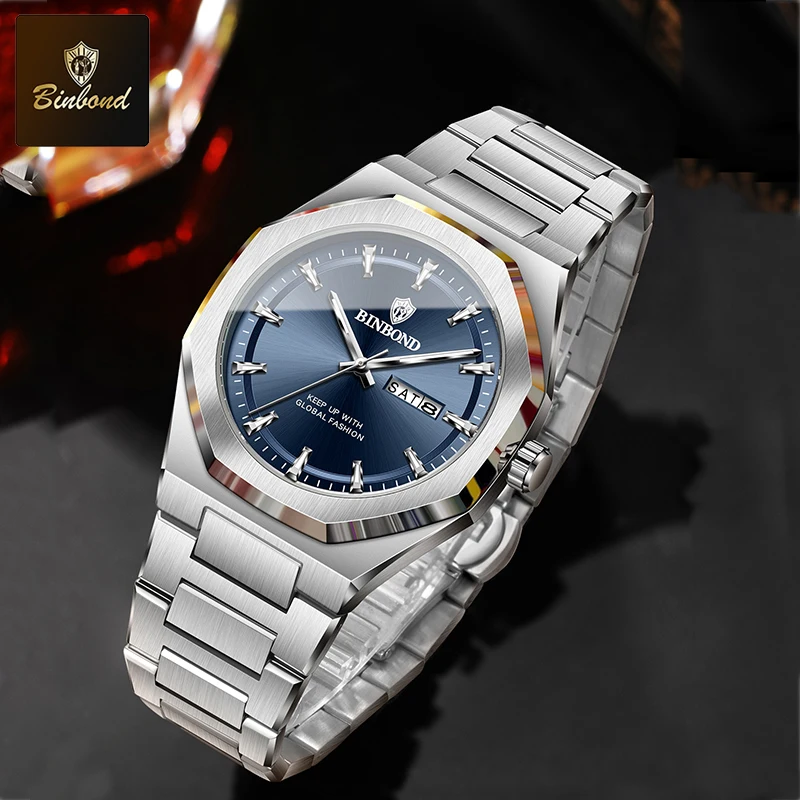 빈본드 패션 트렌드 남성용 쿼츠 시계 스테인리스 스틸  - Smartwatch Trending Watches For Men 리뷰 및 가격