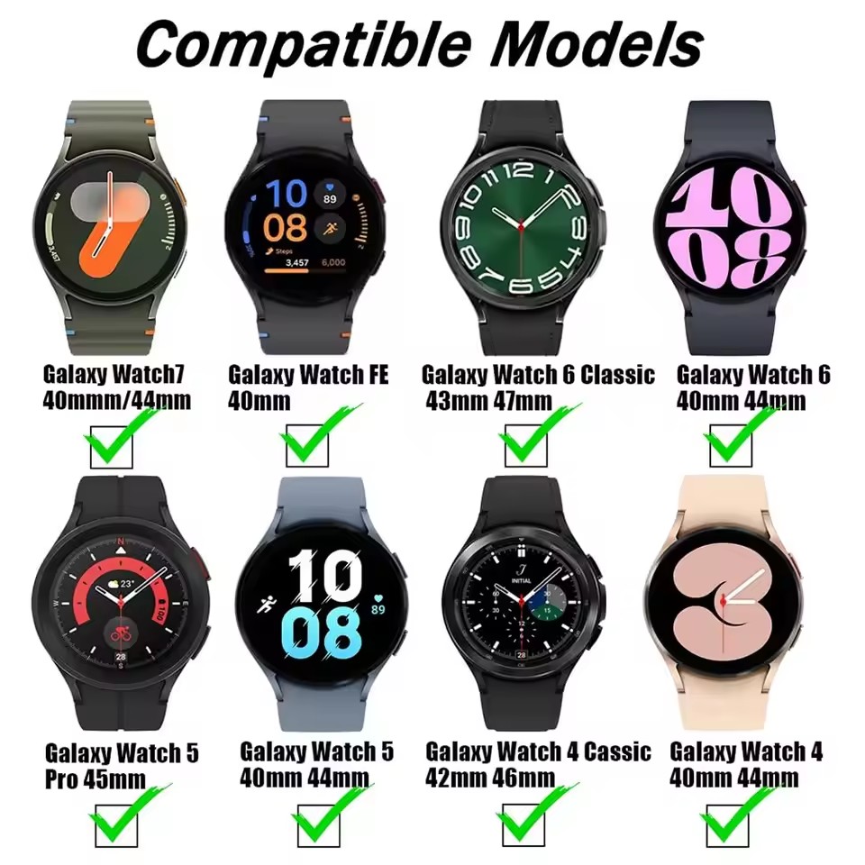 삼성 갤럭시 워치 7 6 5 4 40mm 44mm 5  - Smartwatch Samsung Watches For Women 리뷰 및 가격
