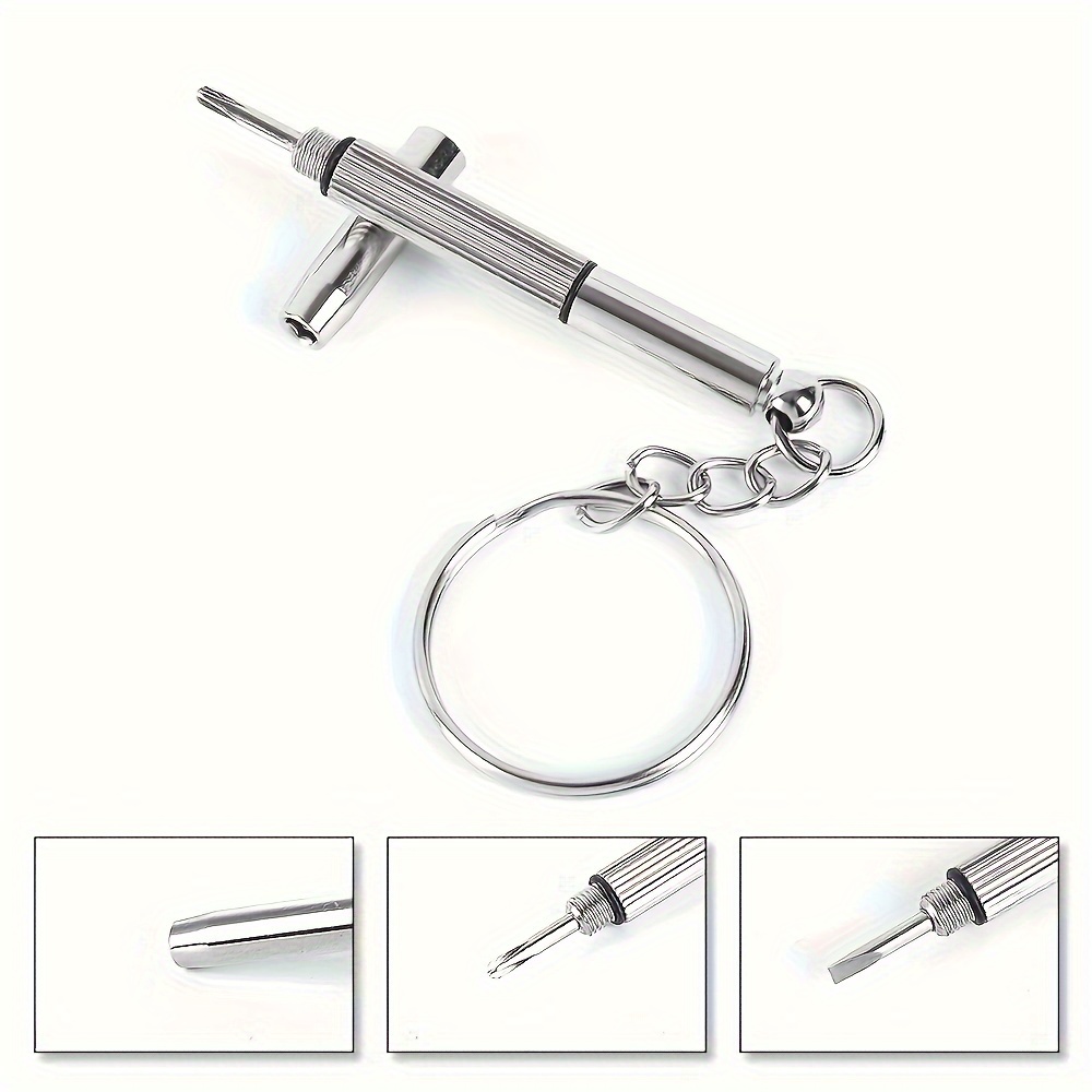 강철 안경 드라이버 2개, 안경 드라이버, 열쇠고리가  - Watch Tool Repair Kit 리뷰 및 가격