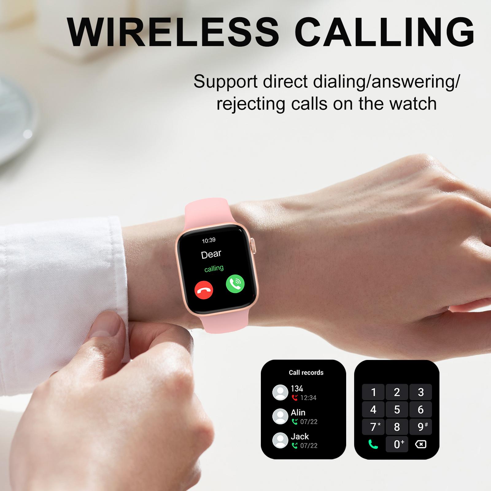 스마트 워치, 무선 통화/다이얼링, 멀티 스포츠 모드, - Smartwatch Iphone Watch For Men 리뷰 및 가격