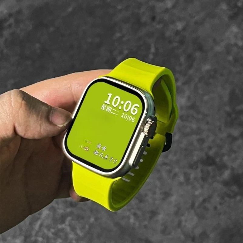 프리미엄 소프트 웨이브 실리콘 애플워치 밴드 (애플워치 - Smartwatch Premium Watches For Women 리뷰 및 가격
