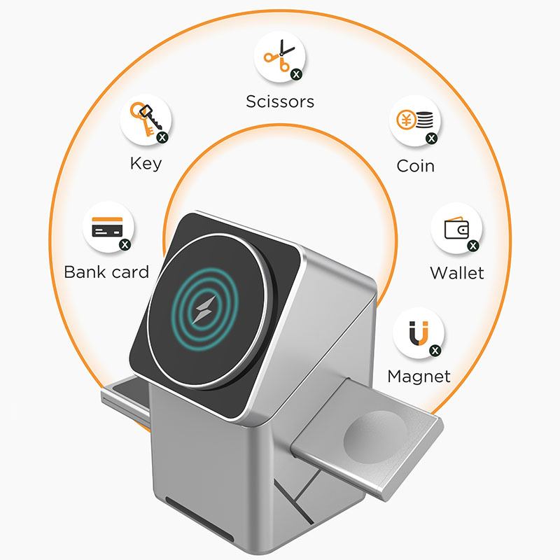 15W 터치 회전식 마그네틱 멀티 기능 3 in 1 무 - Smartwatch Watches For Iphone 리뷰 및 가격