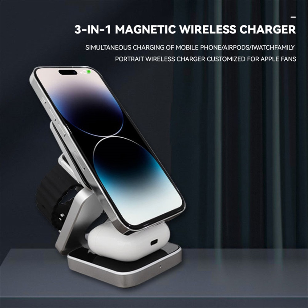 접이식 자기 무선 충전기 Samsung S25 S24  - Smartwatch Watches For Iphone 리뷰 및 가격