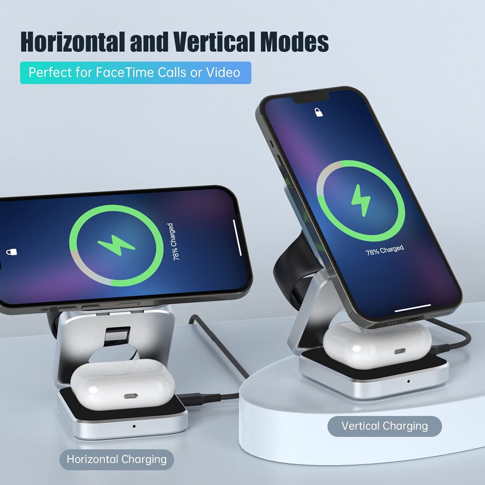 접이식 자기 무선 충전기 Samsung S25 S24  - Smartwatch Watches For Iphone 리뷰 및 가격