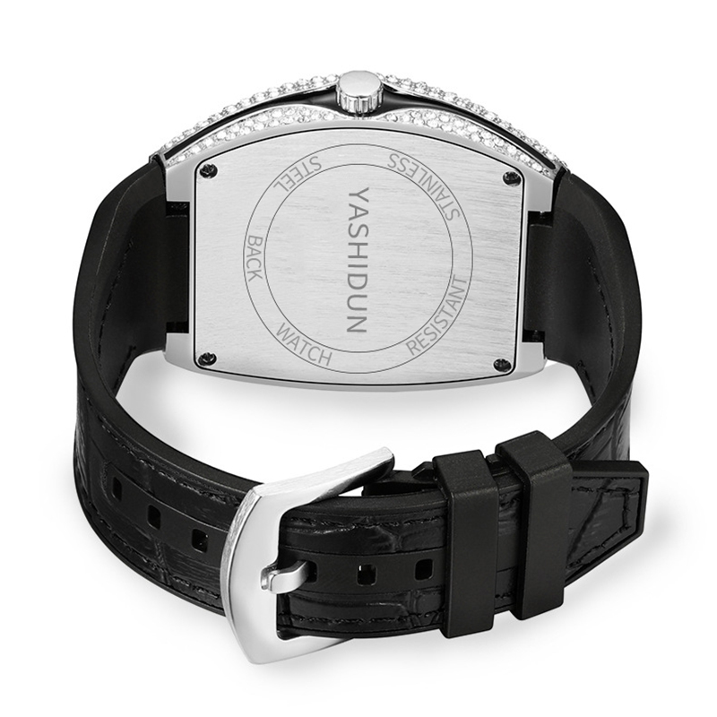 새로운 남성용 시계 쿼츠 시계 다이아몬드 와인 배럴 디 - Smartwatch Trending Watches For Men 리뷰 및 가격