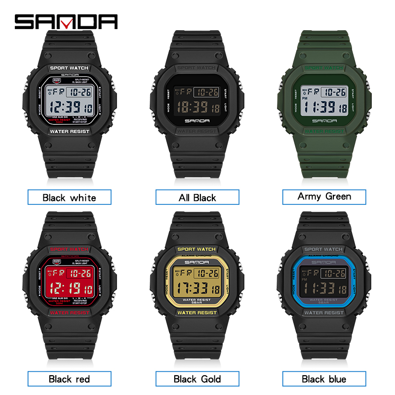 SANDA G 스타일 디지털 시계 남자 야외 방수 스포 - Tide Watch Surf 리뷰 및 가격